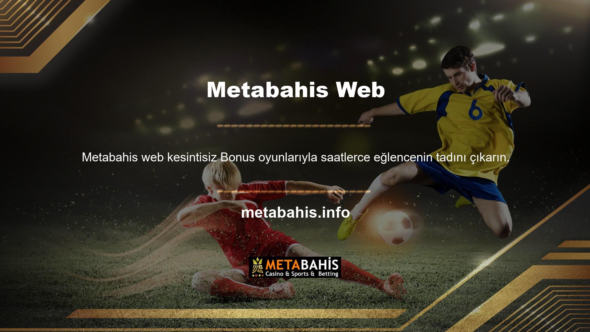 Metabahis web sitesi, üyeler için yeni faydalar ve aktiviteler ve Metabahis spor bahislerine olan bağlılığı ile yeniden tasarlandı